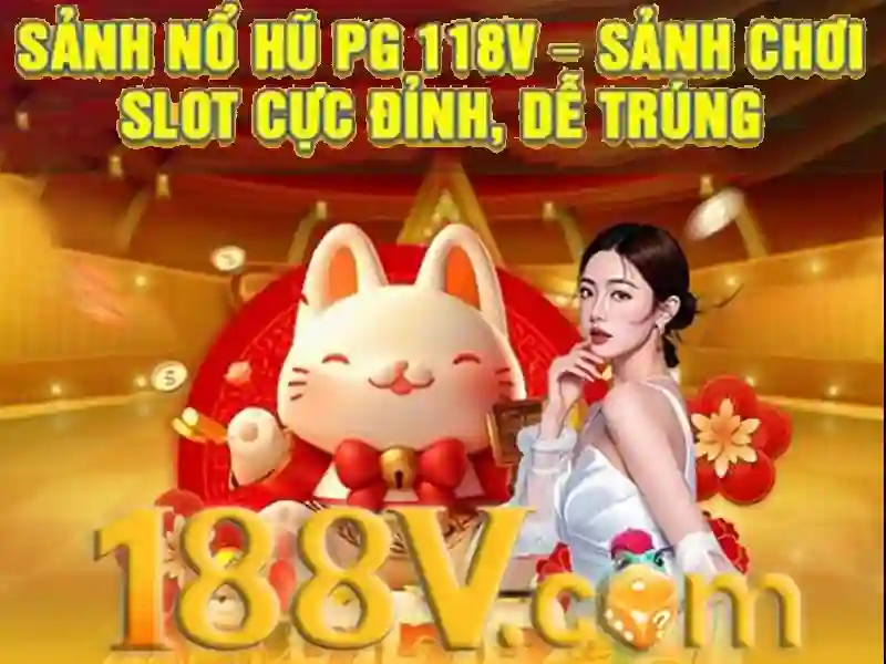 Giao diện sảnh game 188v no hu với đồ họa 3D sắc nét và các biểu tượng may mắn