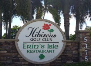 Hibiscus golf club, golf in florida